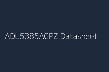 ADL5385ACPZ: Datasheet, Specs, Pinout & Reference