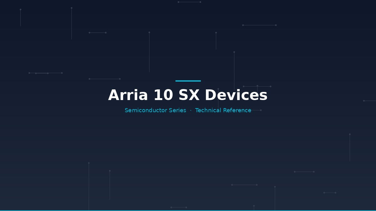 Arria 10 SX Devices