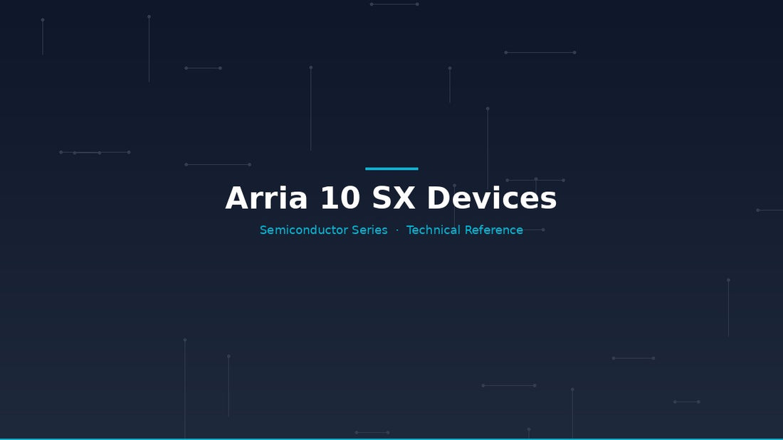 Arria 10 SX Devices