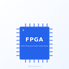 FPGA - XC4013E-3PG223I–FPGA, 1368 Logic Elements, 223-BCP