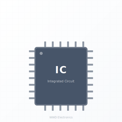 Microcontroller - MC68HC705G1B–Microcontroller, M68HC05 @ 2.1MHz, 56